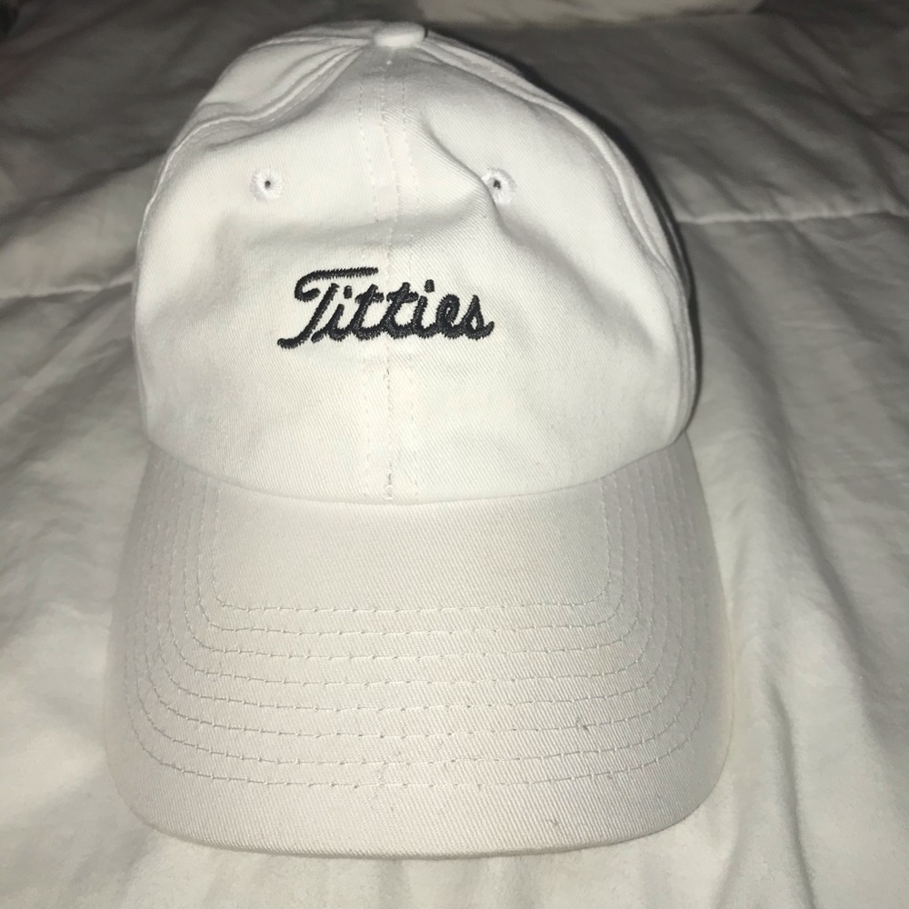 “Titties” white hat